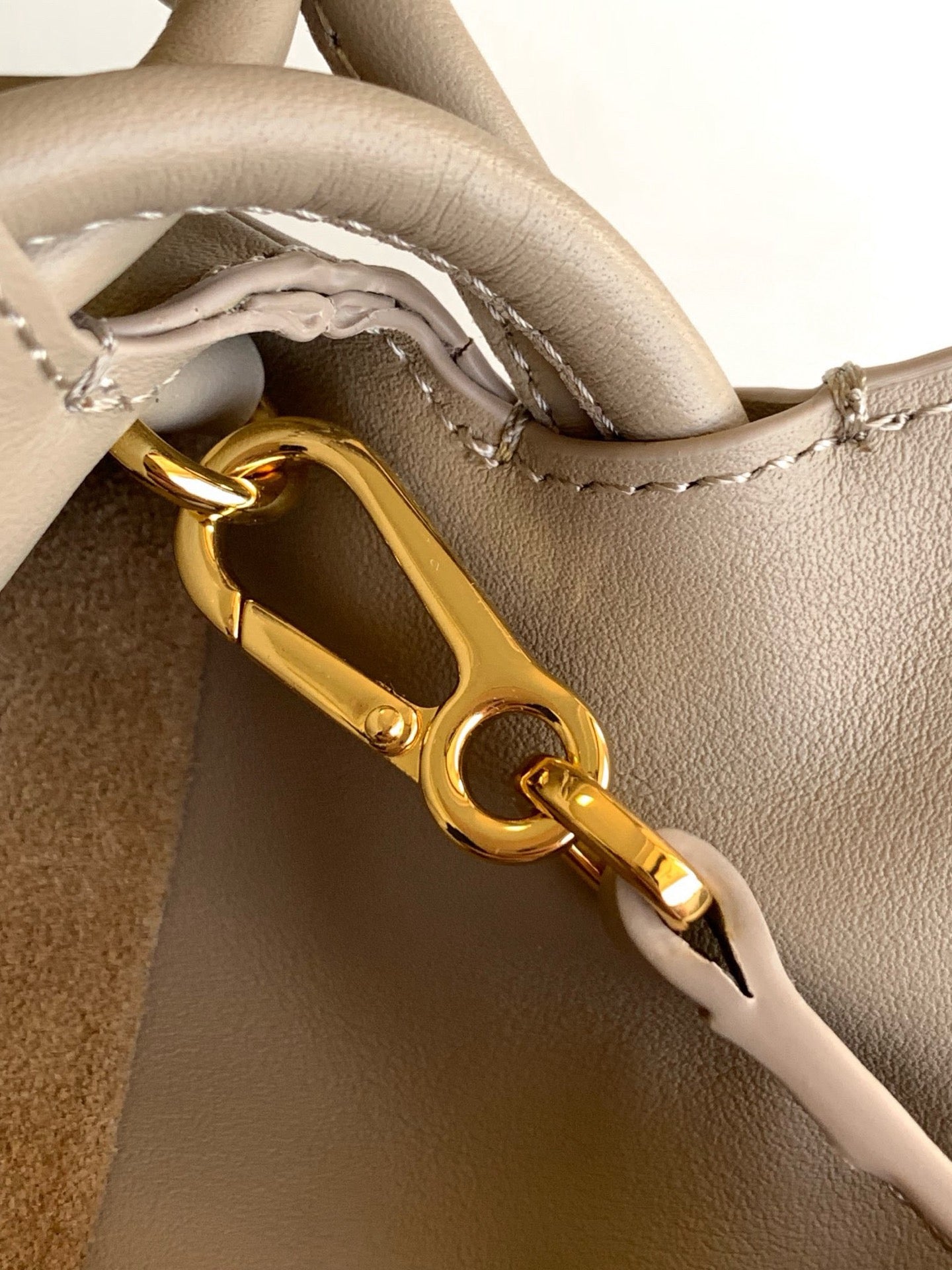 Loewe 2026 Flamenco Clutch 30cm Ivory Nappa Cow Leather