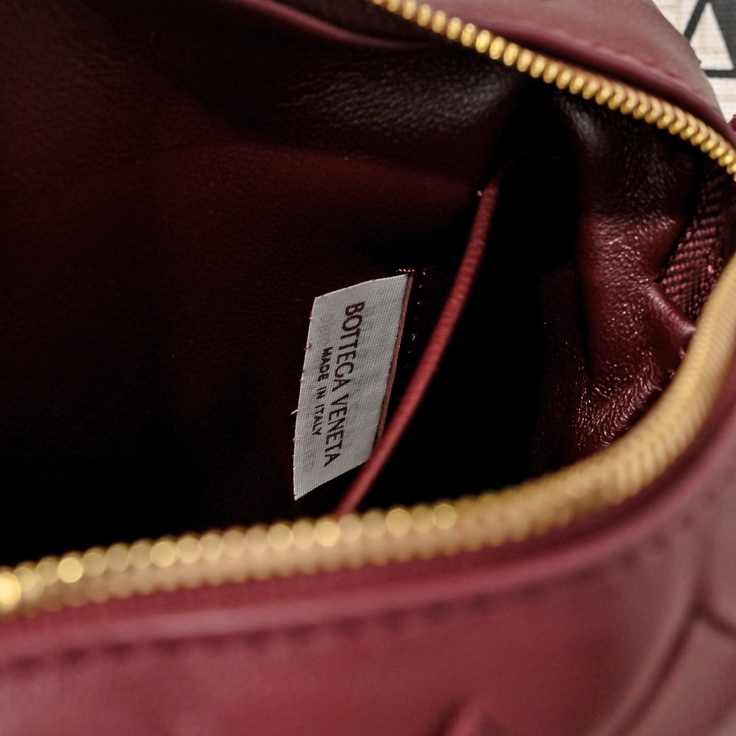 Bottega Veneta 2026 Loop Bag 17cm Burgundy Leather