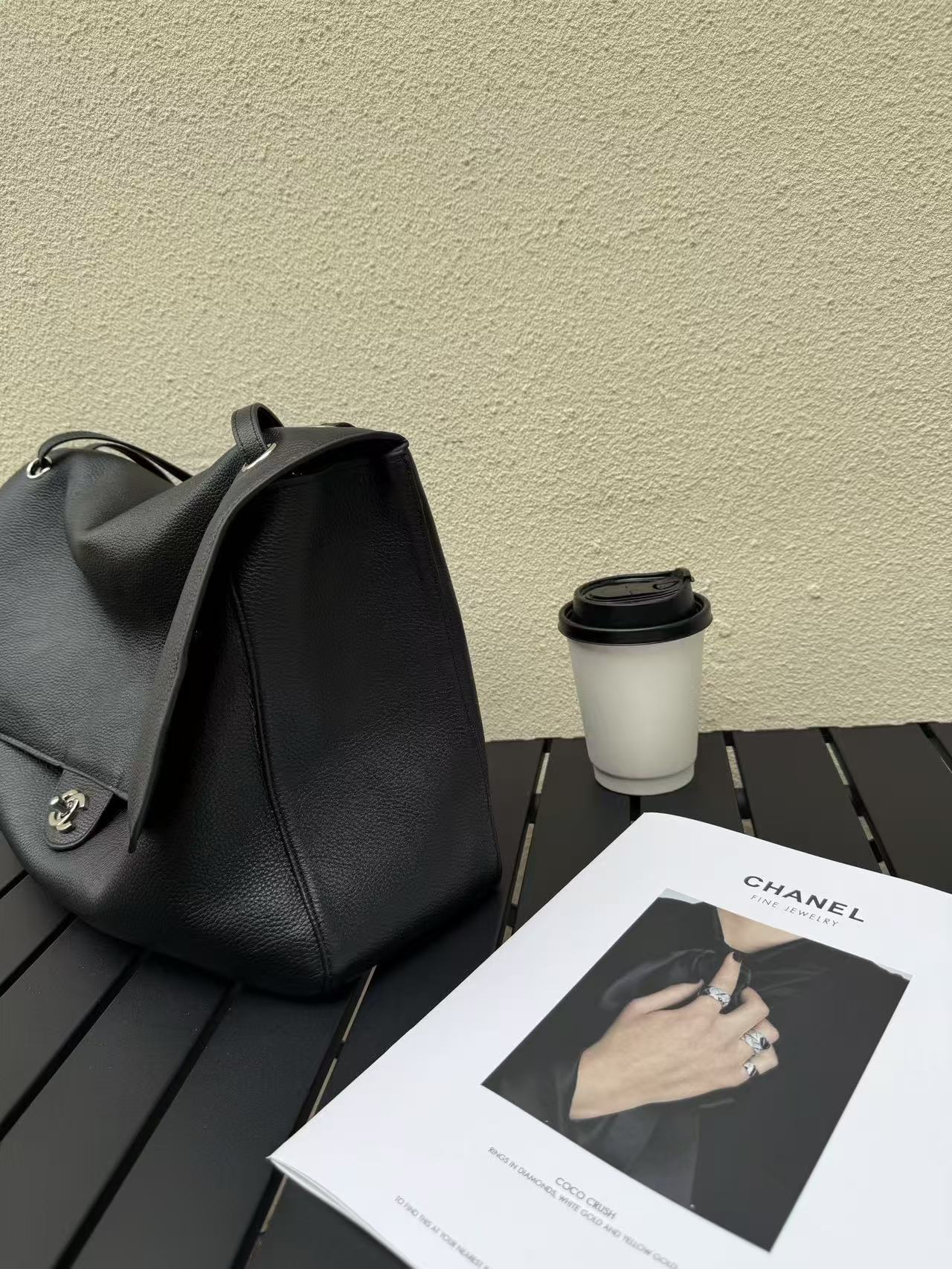 Chanel 2026 Maxi Flap Bag Black Calfskin