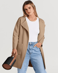ARU - LAPEL TOP COAT #ELE6502