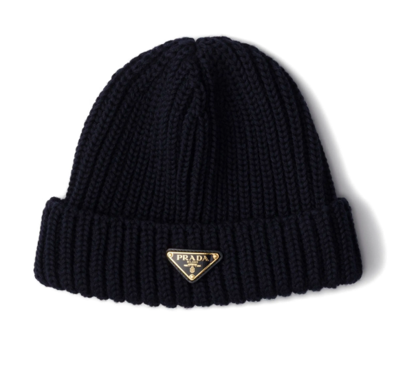 Prada Black Wool Hat