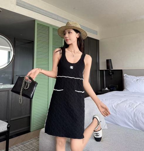 Chanel 25 Monogram Cotton Mini Dress