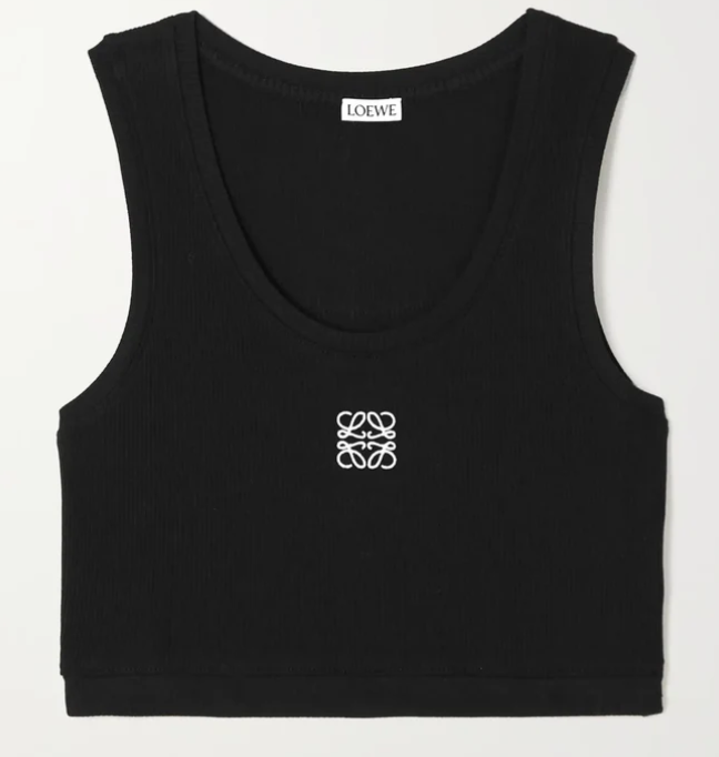 Loew Ribbed Knit Crop Top