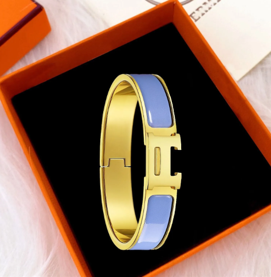 H BRACELET ROMANTIC BLUE 12MM