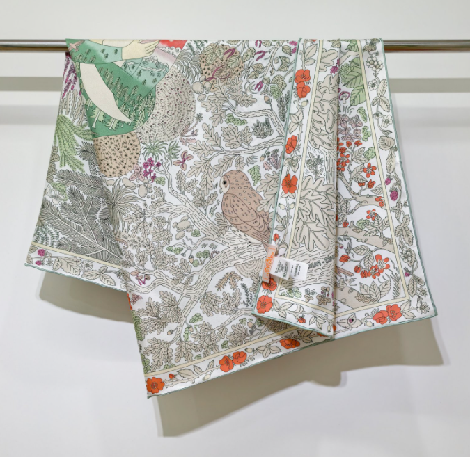 Hermes 2026 Dans les Bras de Selene Silk Scarf