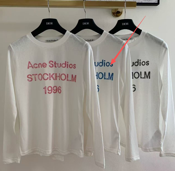Acne Studios 2026 Letter Print Shirt White Cotton