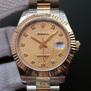 DATEJUST 41 TWO-TONE CHAMPAGNE DIAMOND DIAL