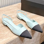Channel 2026 Slingback Fabric Calfskin 898954