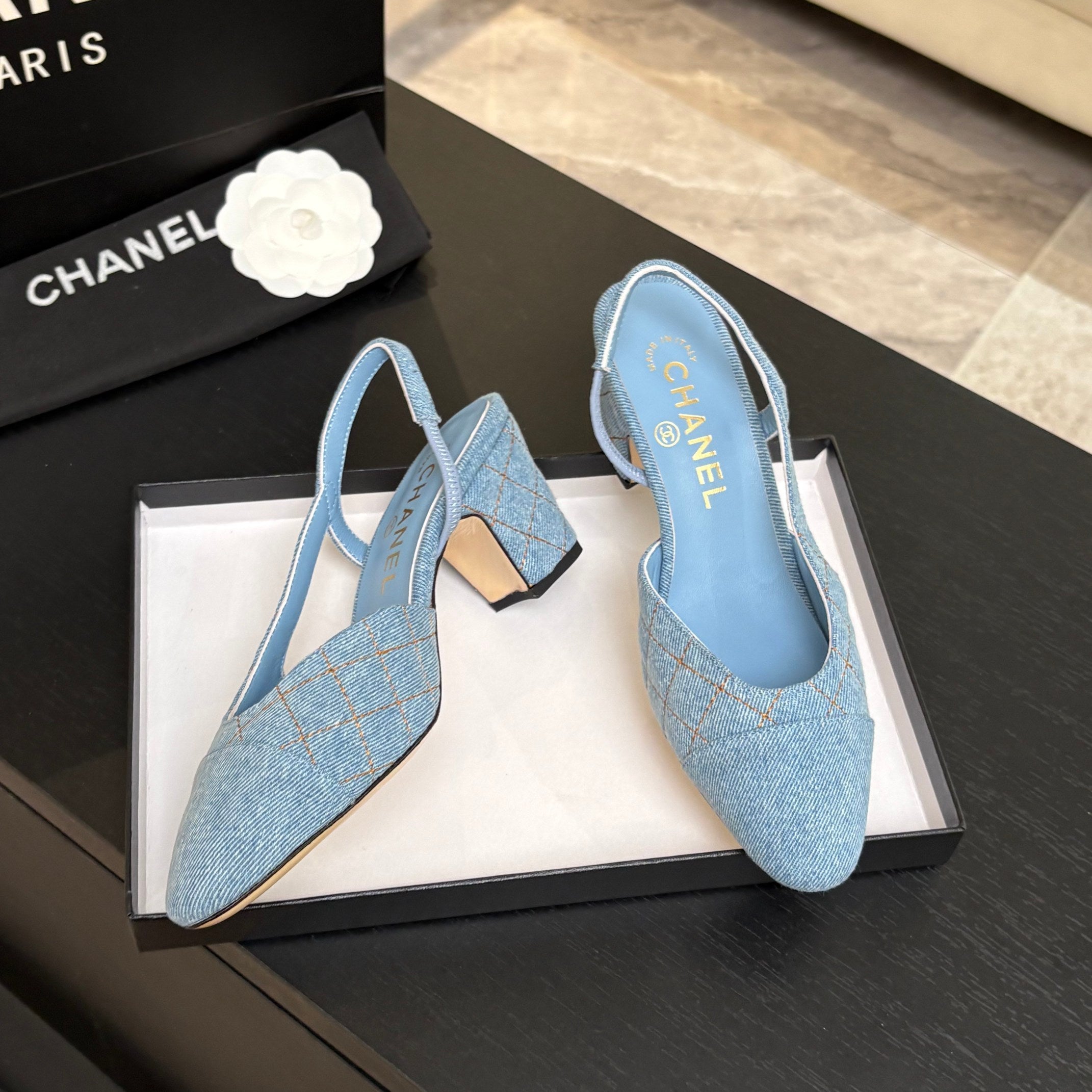 Chanel 2026 Shoe Denim Suede Sheepskin 958004