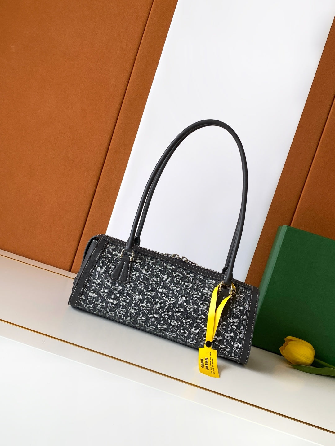 Goyard 2026 Bonbonniere Bag 30cm Canvas Cowhide