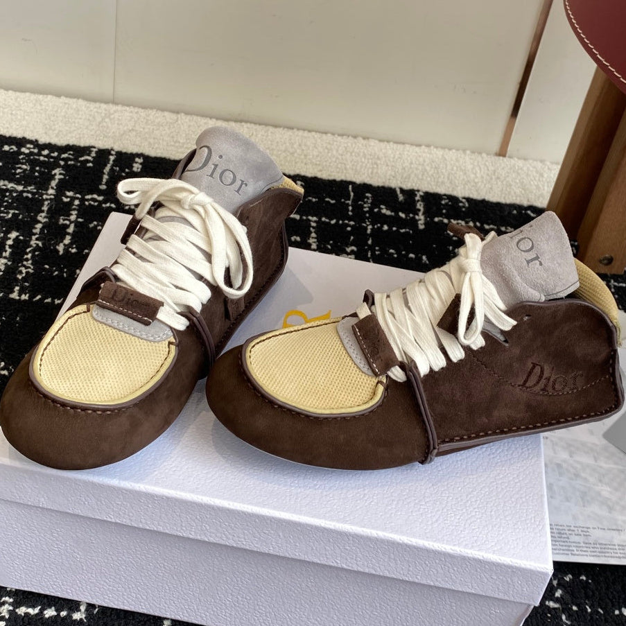 Dior 2026 Roadie Lace-Up Sneakers Suede 966738