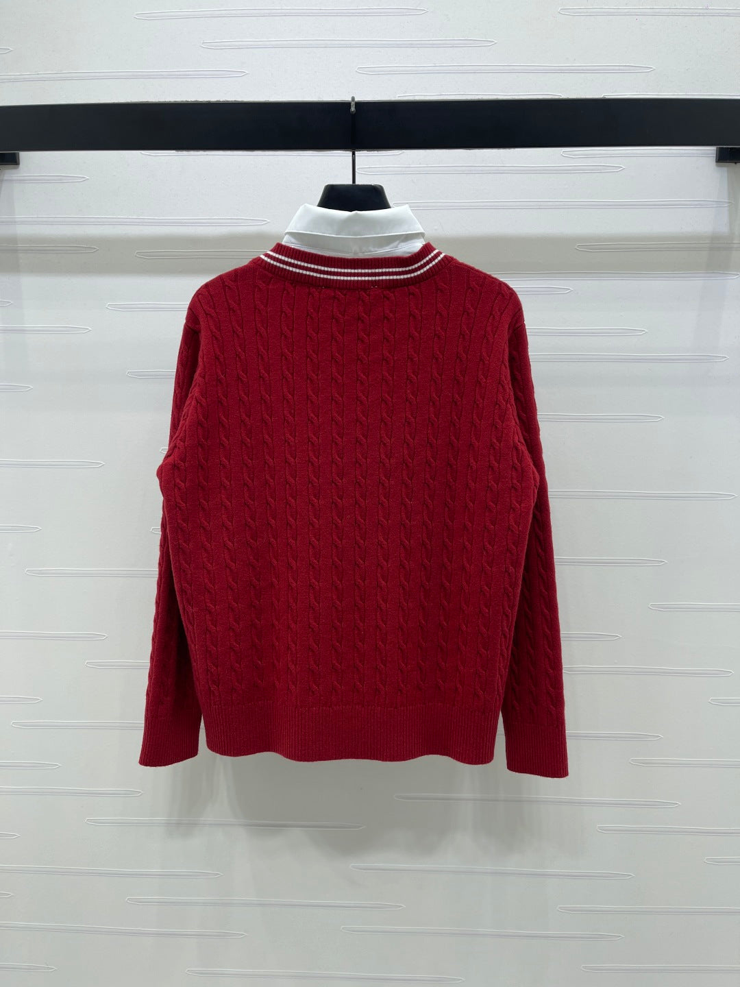 Miumiu 2026 Two-Piece Knit Long-Sleeve Sweater Wool 355489