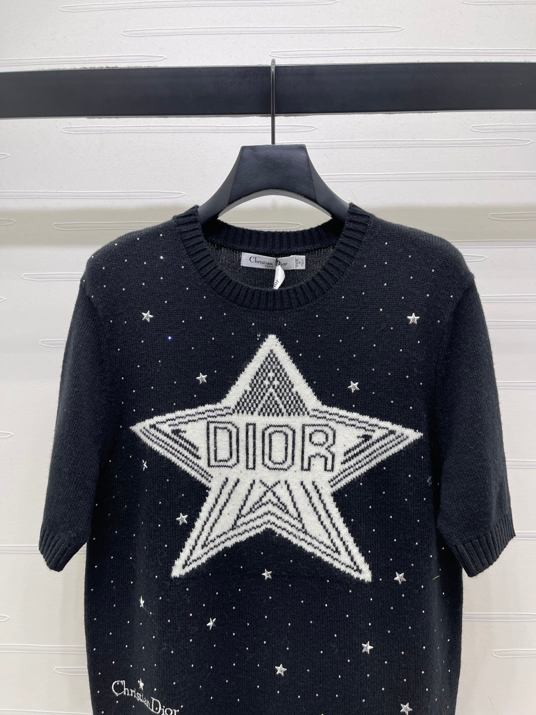 Dior 2026 Logo Star Short-Sleeve Shirt Wool