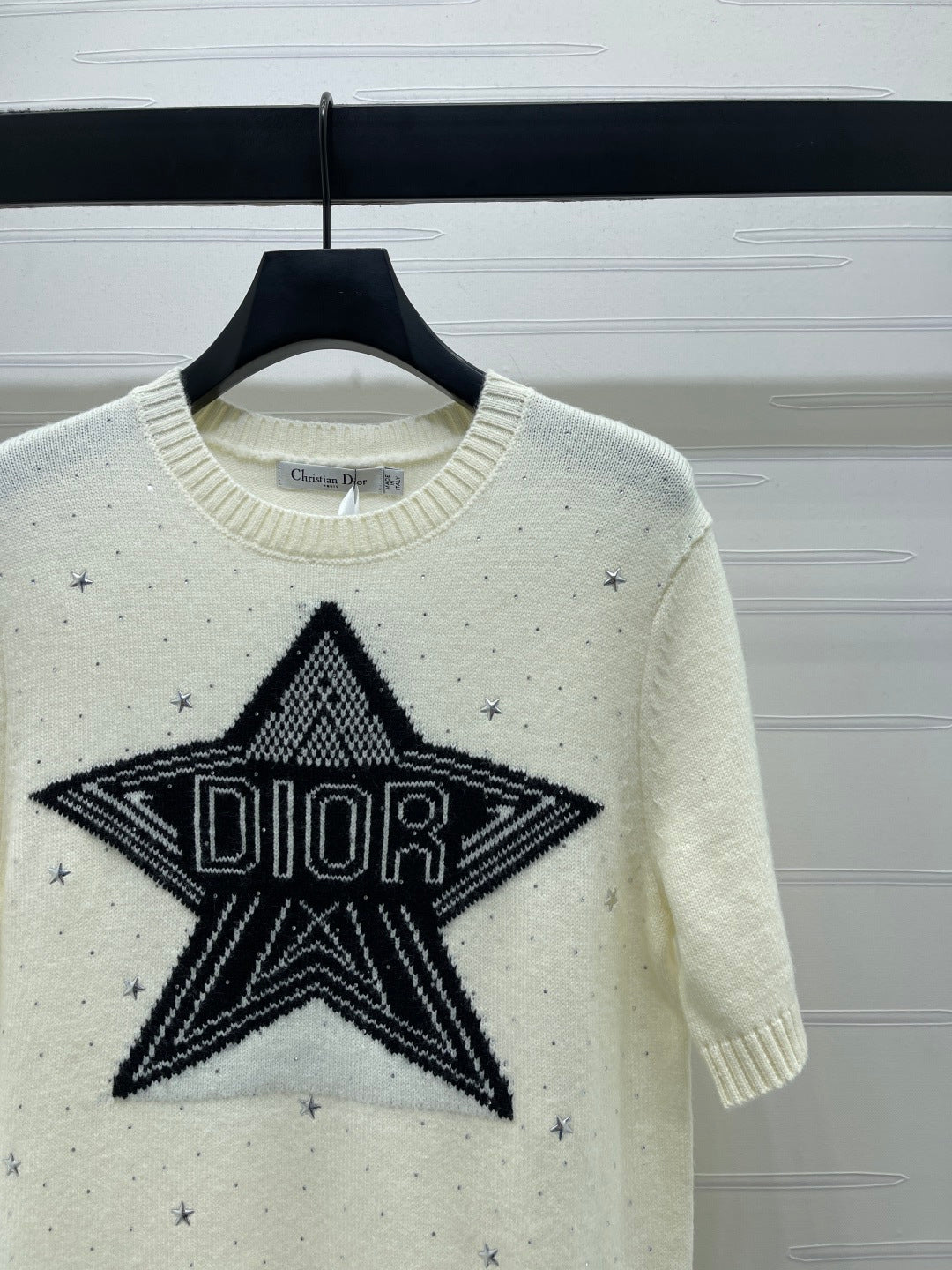 Dior 2026 Logo Star Short-Sleeve Shirt Wool