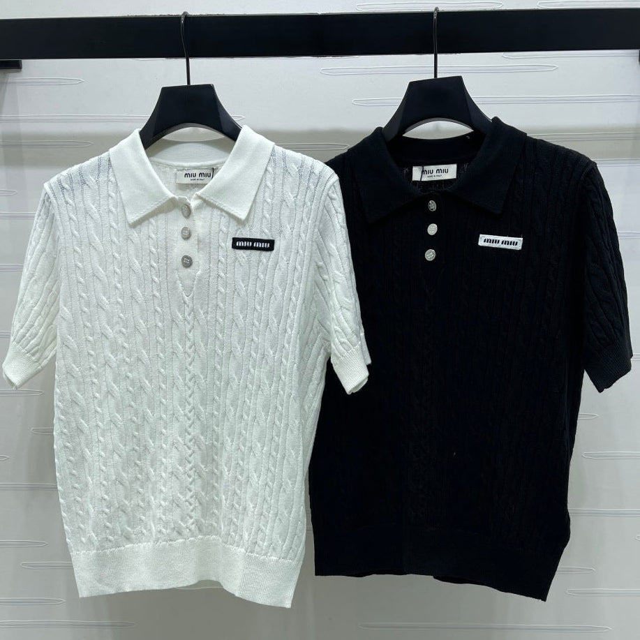 Miumiu 2026 Polo Shirt Wool