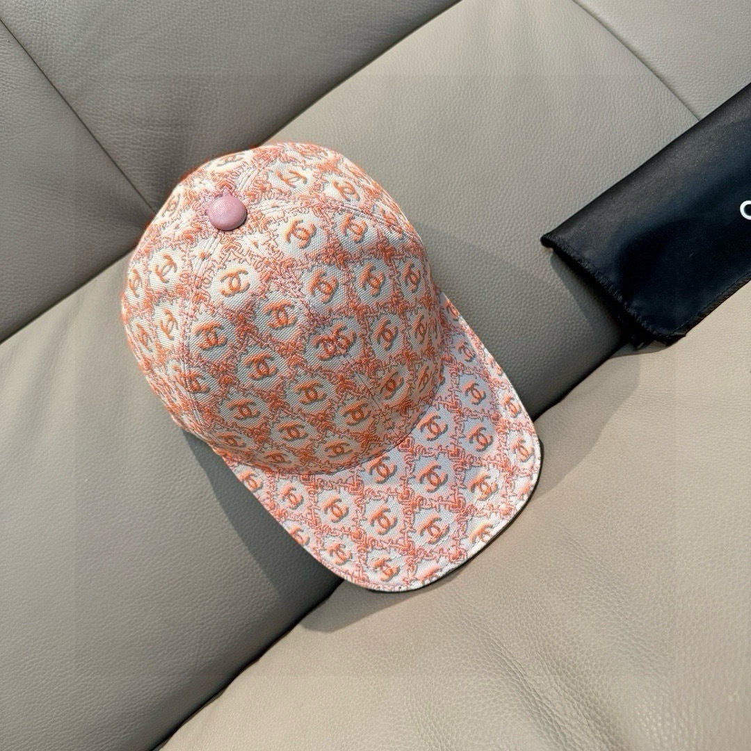 Chanel CC Logo Jacquard Baseball Cap 413094