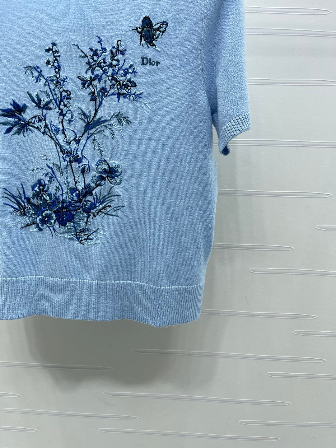 Dior 2026 Butterfly Flower T-shirt Wool 352401
