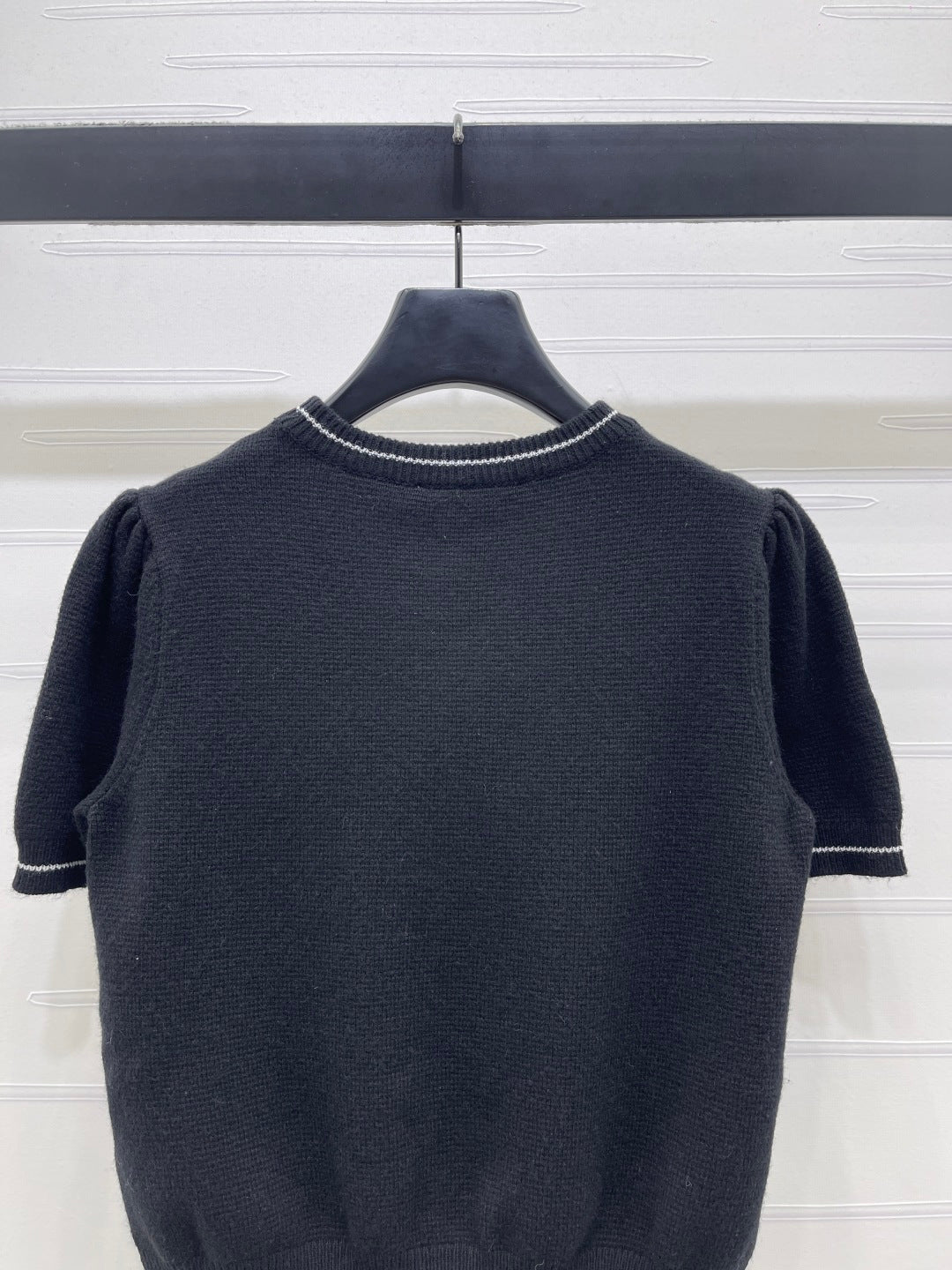 Dior 2026 Bow with Logo Short-Sleeve T-Shirt Wool
