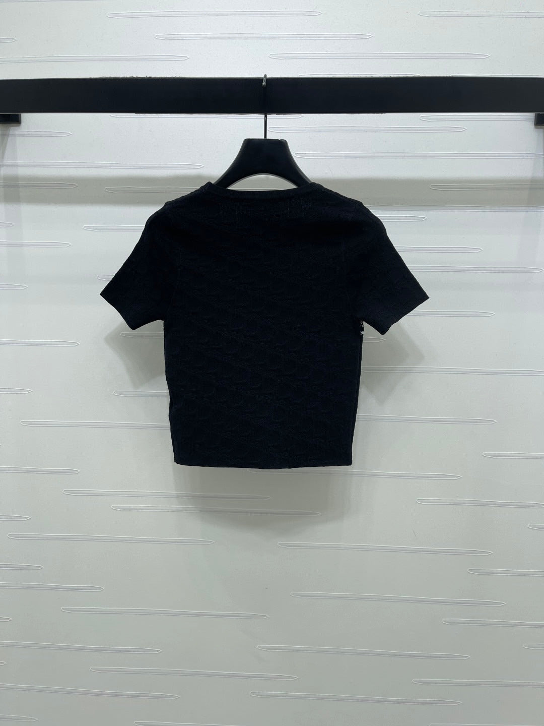 Dior 2026 Crew Neck Knit Short-Sleeve Top Wool 352606