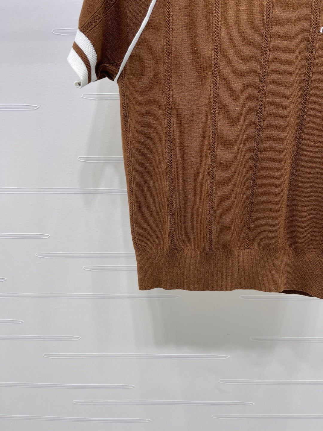 Miumiu 2026 T-shirt White Blue Brown Wool