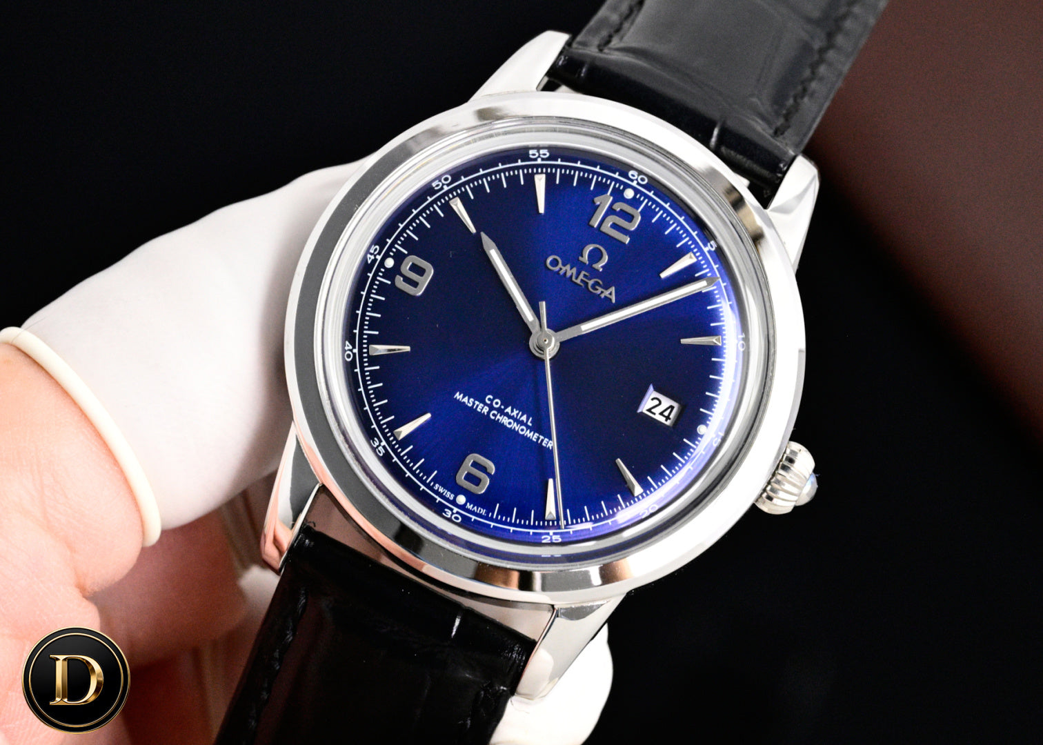 Omega De Ville Prestige Co-Axial Master Chronometer 40 mm Watch Blue Dial