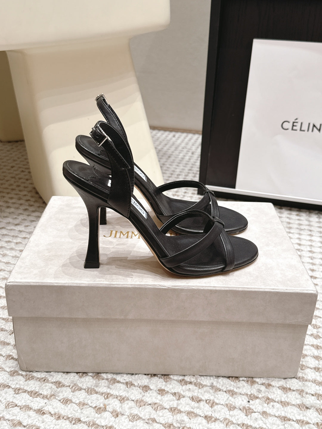 Jimmy Choo 2026 Elsy Sandals Suede Leather 930980