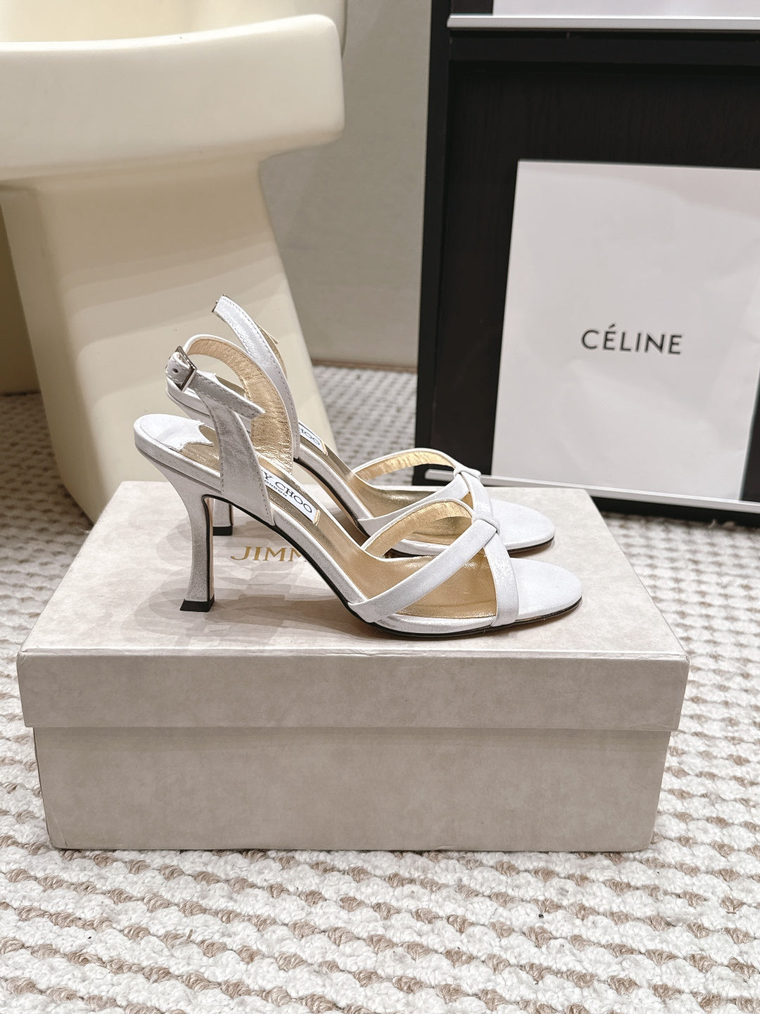 Jimmy Choo 2026 Elsy Sandals Suede Leather 930980