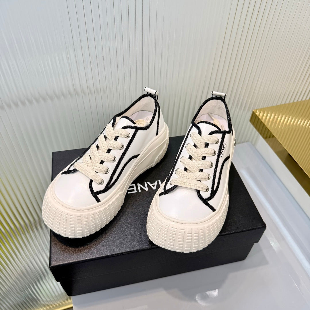 Chanel 2026 Casual Sneakers Denim Leather 927706