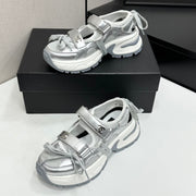 Channel 2026 Premium Casual Sneakers 55mm Mesh Calfskin 894895