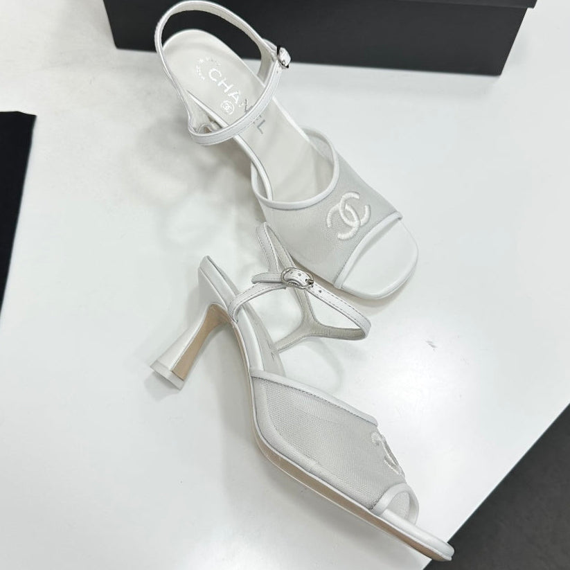 Chanel 2026  Sandals 70mm Mesh Lambskin 926435
