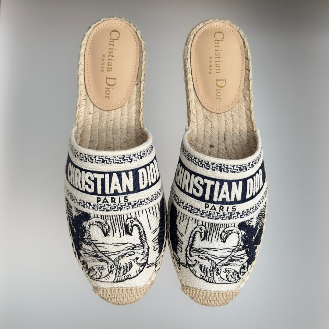 Dior 2026 Granville Espadrille Mule Fabric 972431