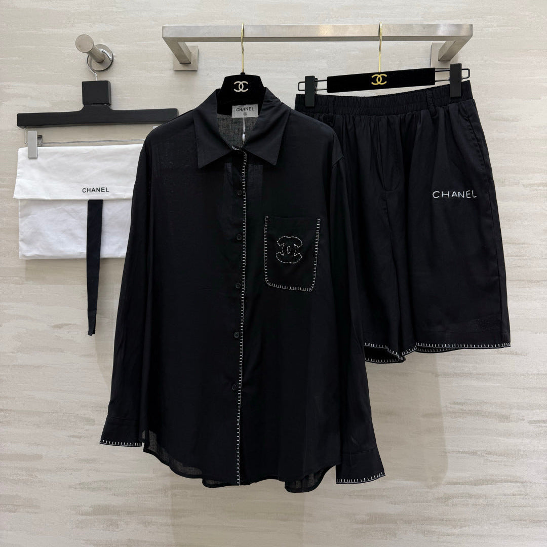 Chanel 2026 Set White And Black Cotton 414195