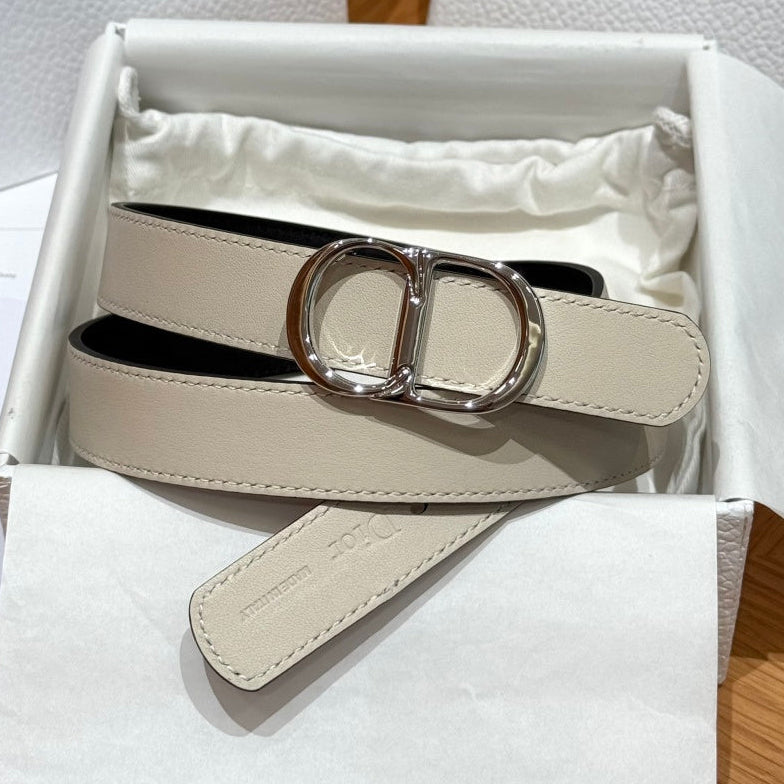 Dior 2026 30 Montaigne Reversible Belt 20mm Leather 215407