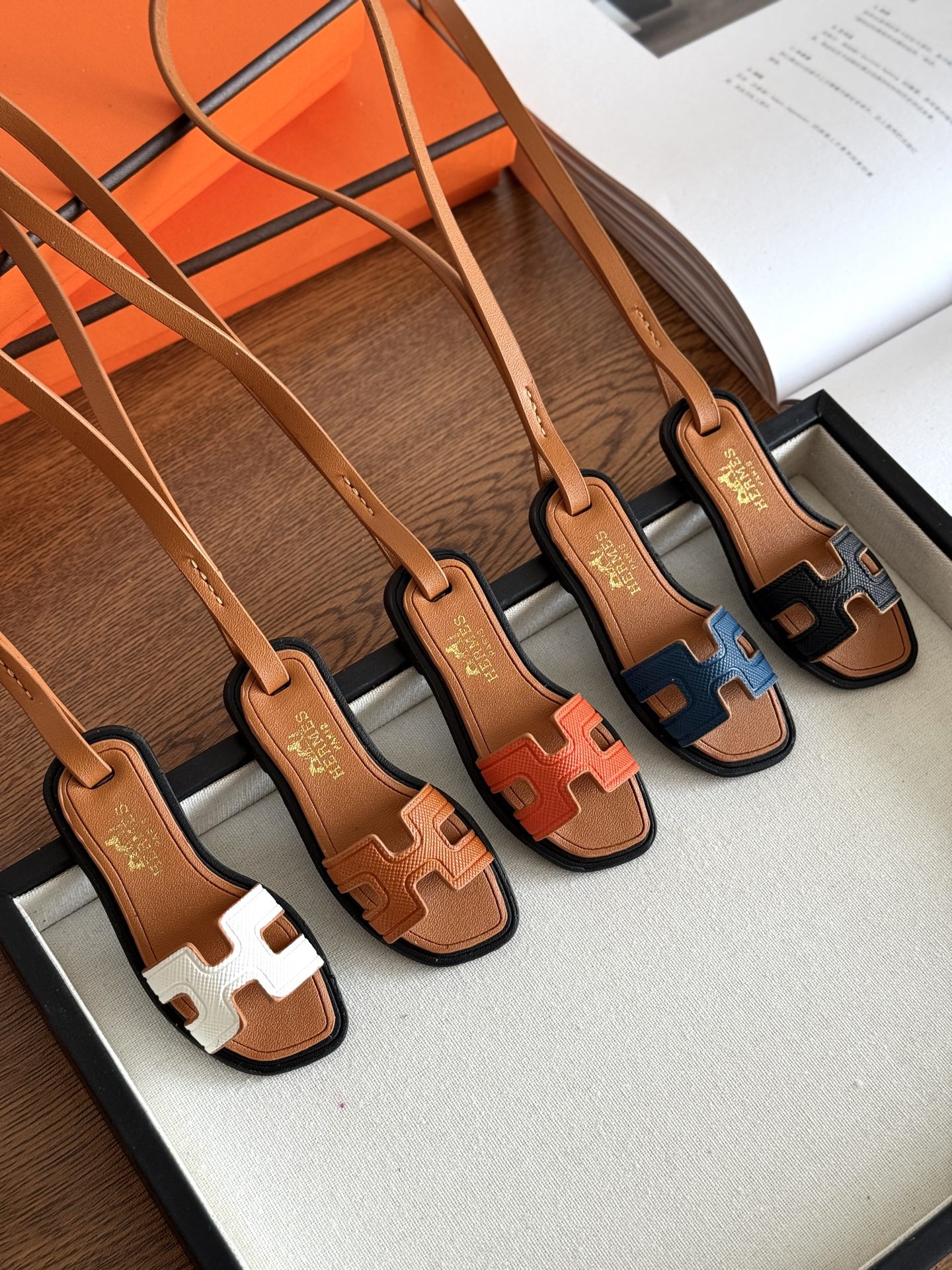Hermes Oran Nano Charm Leather
