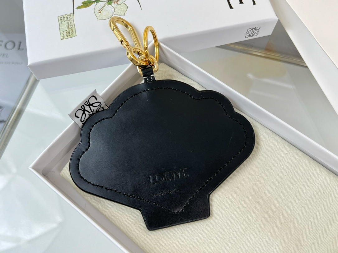 Loewe Pink Shell Charm Leather