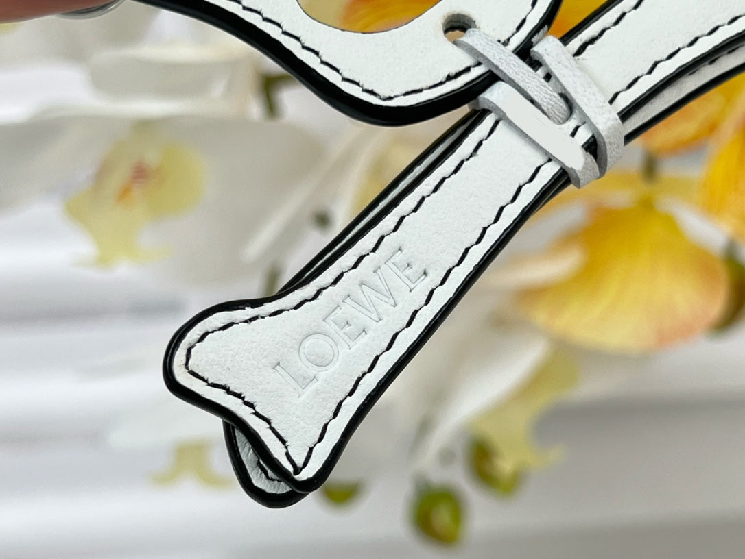 Loewe Skull-shaped Charm Leather