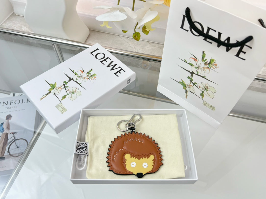 Loewe Hedgehog Charm Leather