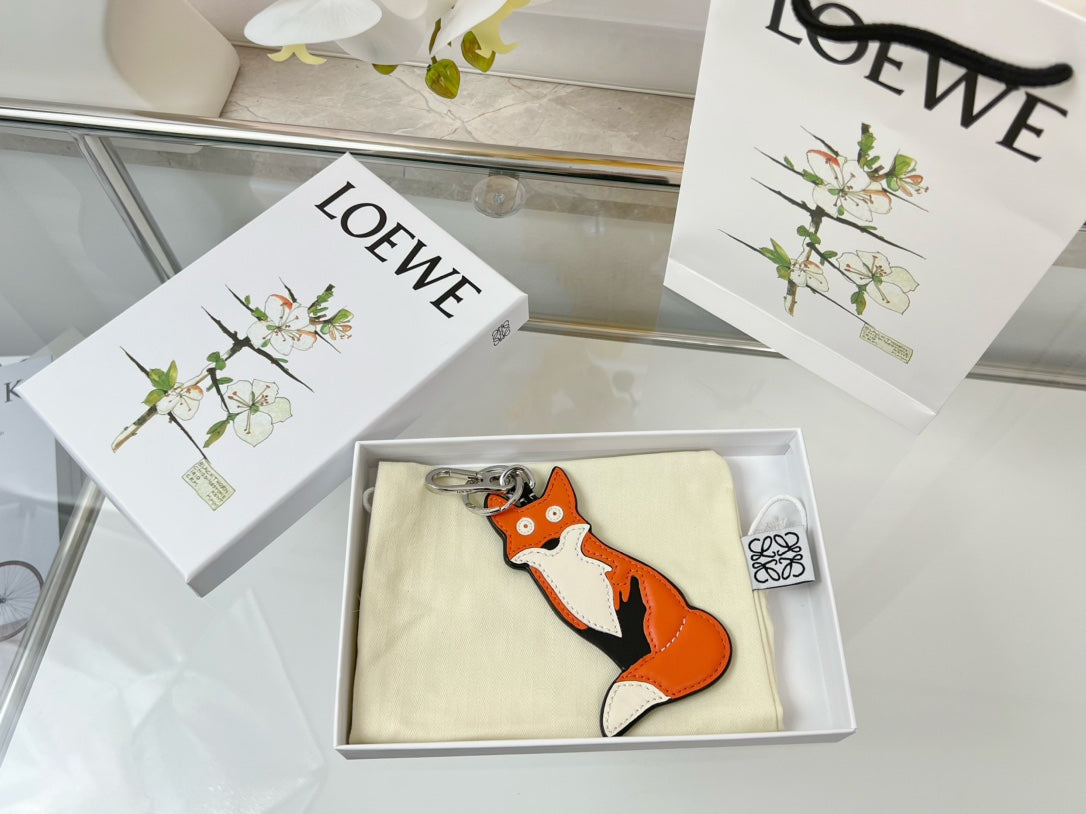 Loewe Fox Charm Leather