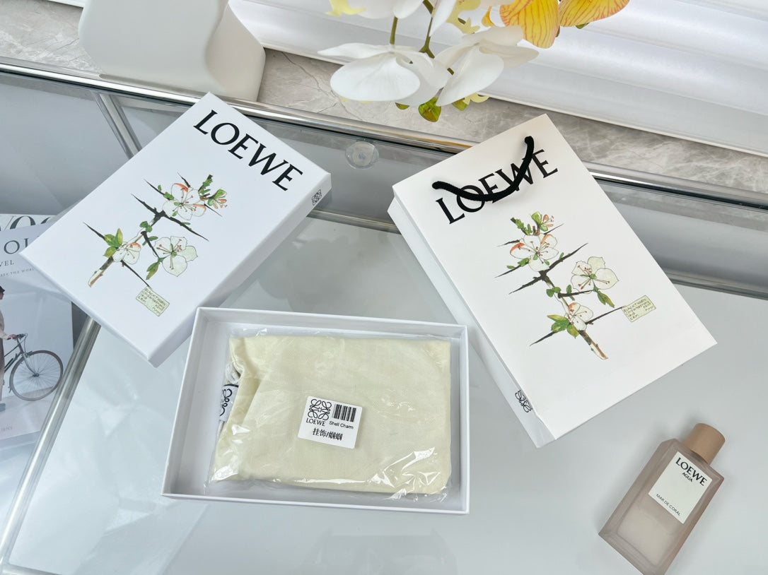 Loewe Grasshopper Charm Leather