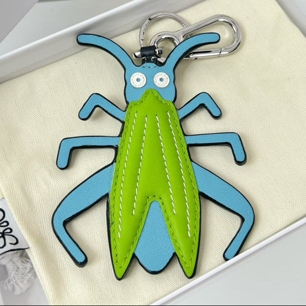 Loewe Grasshopper Charm Leather