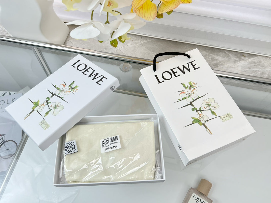 Loewe Yellow Black Beetle Charm Leather