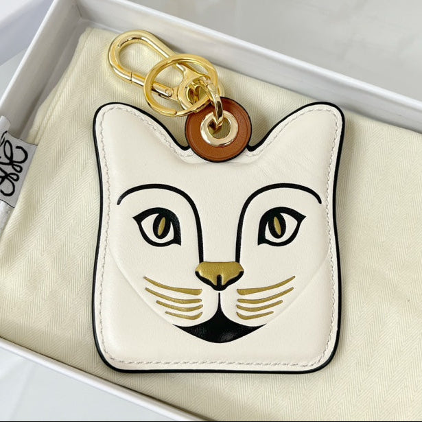 Loewe Cat Charm Leather