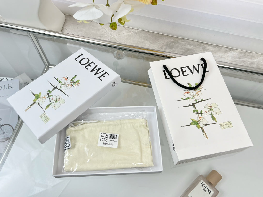 Loewe Cat Charm Leather