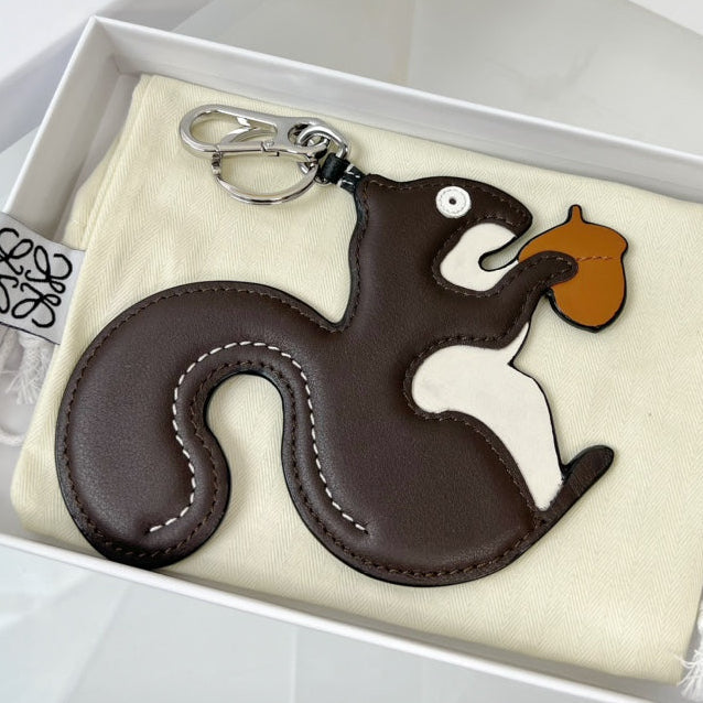 Loewe Squirrel Charm Leather