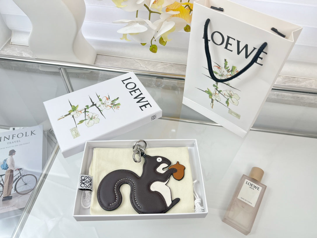 Loewe Squirrel Charm Leather