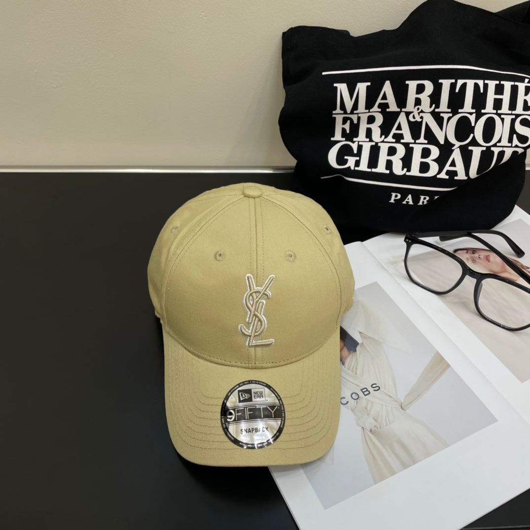 YSL Letter Embroidered Baseball Cap 295200