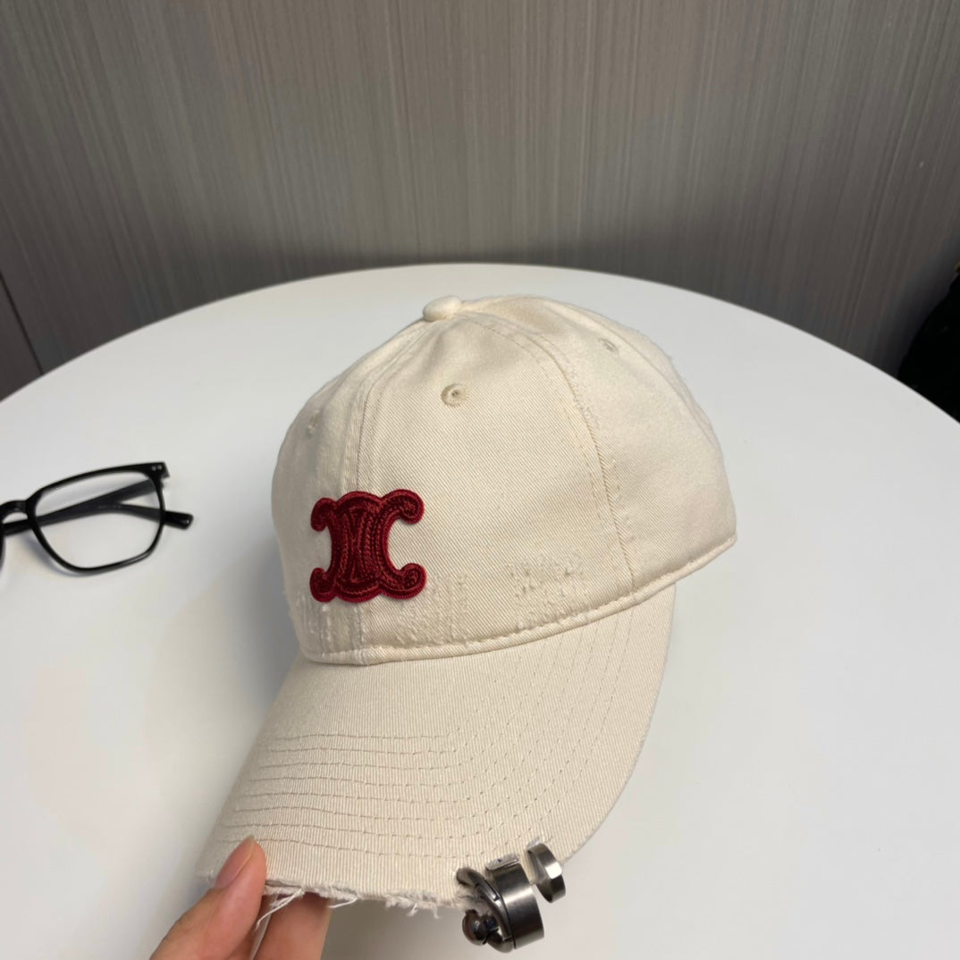 Celine Embroidered Logo Baseball Cap 229250