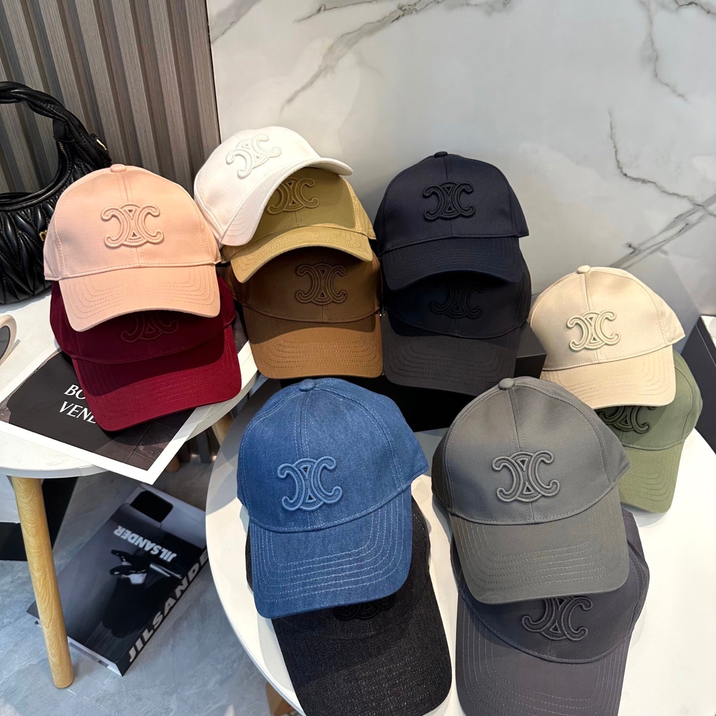 Celine Baseball Cap Cotton 269069