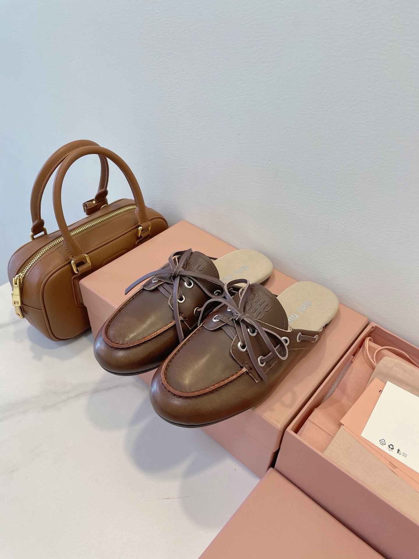 Miumiu 2026 Distressed Mule Suede Calfskin 941763