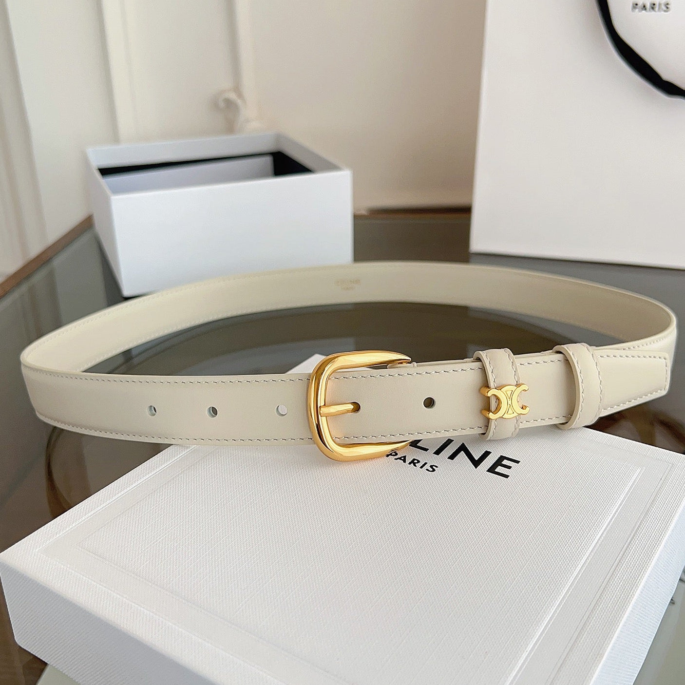 Celine 2026 Vivienne Belt Leather 194277